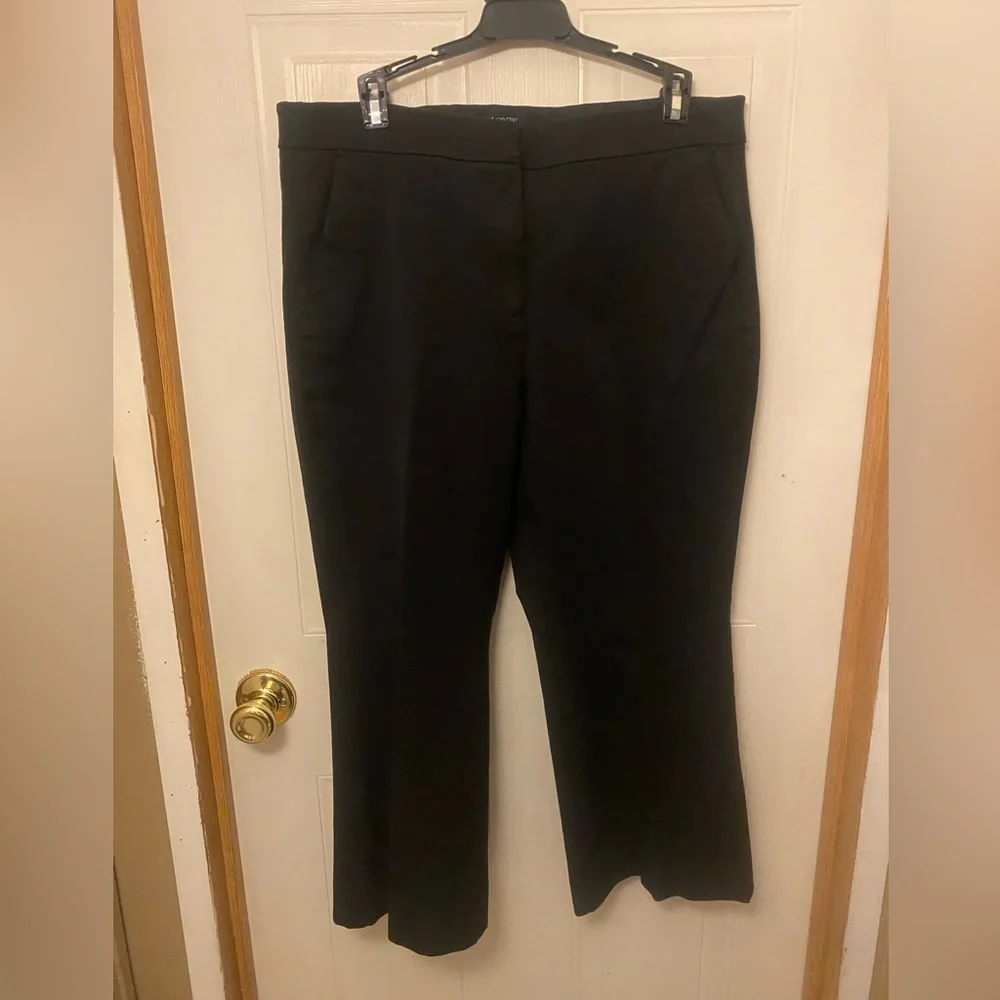 J. Crew Black Kelsey Flared Ankle Pant 14